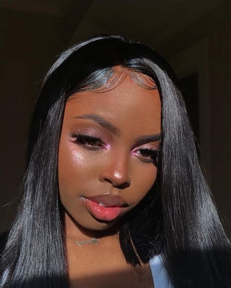 Talk To Me Nice💦 🍫🥶💍 Highligh Makeup For Black Women Barbie Makeup Cute Makeup Looks