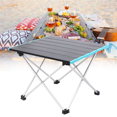 Acouto Camping Tablepicnic Tablesmall Folding Camping Table Portable