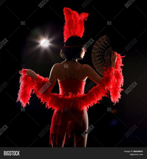 Burlesque Dancer Red Image And Photo Free Trial Bigstock