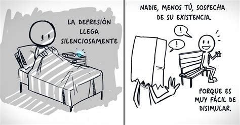 10 Ilustraciones Que Nos Explican Lo Que Es La Depresión