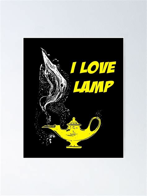 anchorman design i love lamp funny design poster for sale by drwigglebutts redbubble