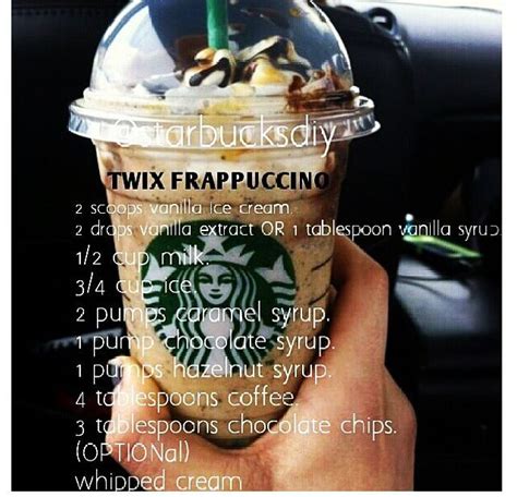 Twix Starbucks Drink Recipe Find Vegetarian Recipes