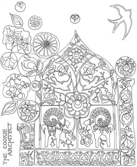 Folk Art Coloring Pages Coloring Pages