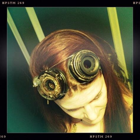 Clothed Eye Steampunk Tinkerers Iris Goggles With Dual Removable