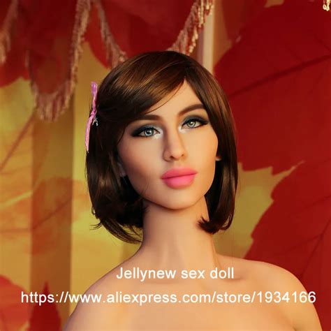 114 silicone sex doll head tongue oral depth 13 cm mannequin love doll heads for body