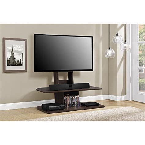 Ameriwood Home Galaxy Tv Stand With Mount For Tvs Up To 65 Wide Espresso