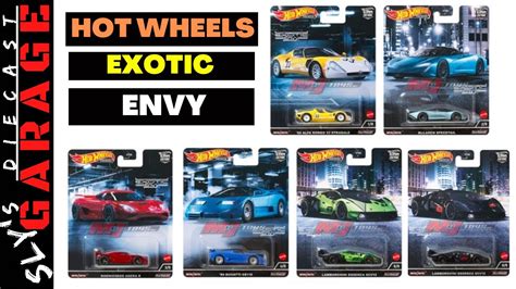 Hot Wheels Car Culture 2021 Exotic Envy Complete Set Of Vehicles Ubicaciondepersonascdmxgobmx