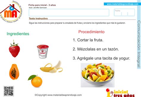 An Image Of Fruits And Vegetables In Spanish