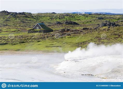 Hveravellir Hot Springs Area Highlands Of Iceland Stock Image Image