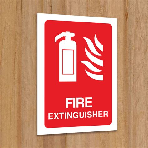 A4 Size Fire Extinguisher Signage Ubicaciondepersonascdmxgobmx