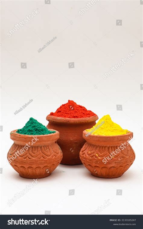 Indian Festival Holi Concept Bowl Colors Stock Photo Edit Now 2133105247