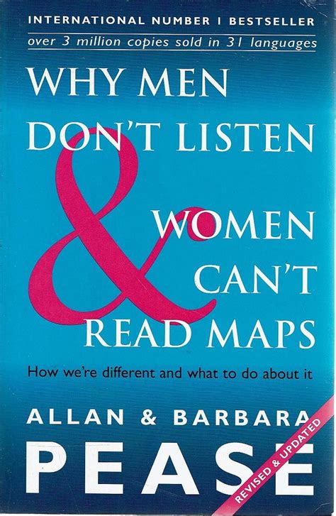 Why Men Dont Listen And Women Cant Read Maps By Pease Allan And