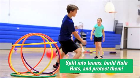 Hula Hoop Stacking Games For Kids Youtube