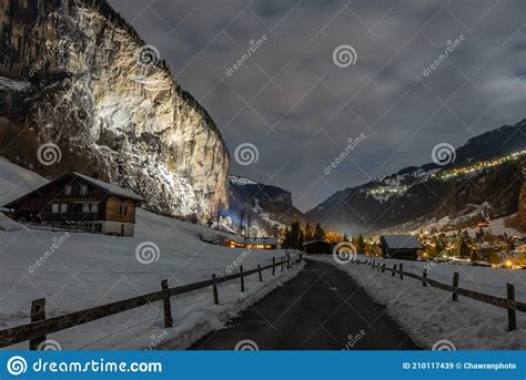 Lauterbrunnen Village In The Interlaken Oberhasli District In The