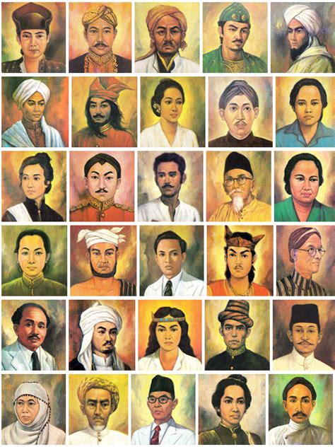 Daftar Nama Dan Gambar Pahlawan Nasional Indonesia Info Gtk Images
