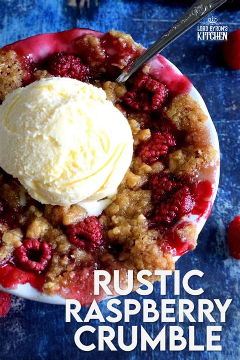 Rustic Raspberry Crumble Lord Byrons Kitchen
