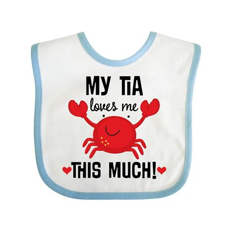 My Tia Loves Me Nephew T Baby Bib