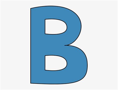 Blur Clipart Alphabet B Clipart Transparent Png 398x550 Free