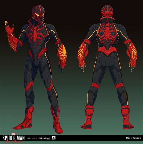 Spider Man Miles Morales Strike Suit Concept Art Revealed Gaming Thrill