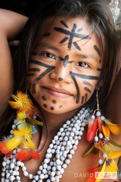 tribus del amazonas niÑa indÍgena amazonas maquillaje indigena niños del mundo retratos de niños