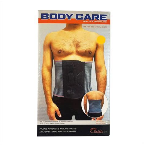 Body Care Faja Transpirable 24 Cm Bc1354 Xl Caja De 1 Unidad