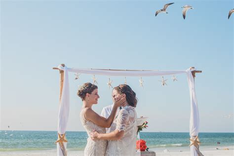 Florida Same Sex Beach Weddings Tide The Knot Beach Weddingstide The Knot Beach Weddings
