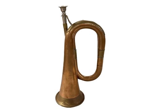 Copper And Brass Cavalry Bugle Auction