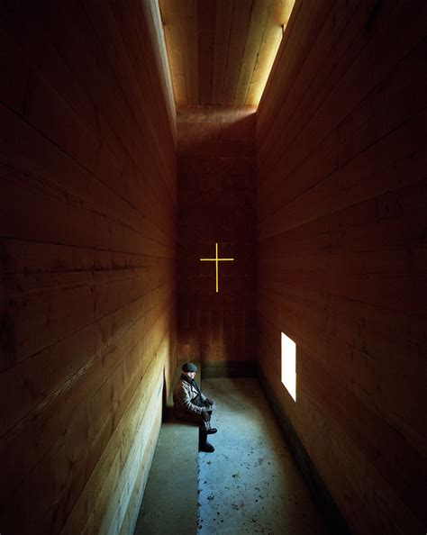 Minimalist Architect John Pawson Has Created An Intimate Wood Chapel