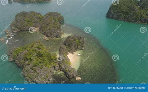 Seascape Of Caramoan Islands Camarines Sur Philippines Stock Photo Image Of Water Luzon
