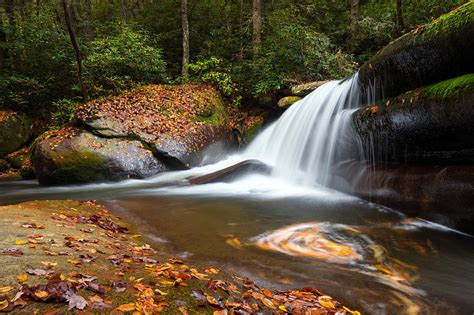 North Carolina Blue Ridge Waterfall Scenic Landscape Photography