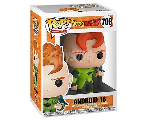 The events of dragon ball z: FUNKO POP! Dragon Ball Z 708 Figura coleccionable Android 16, Dragon Ball Z, Animation 708 pop!