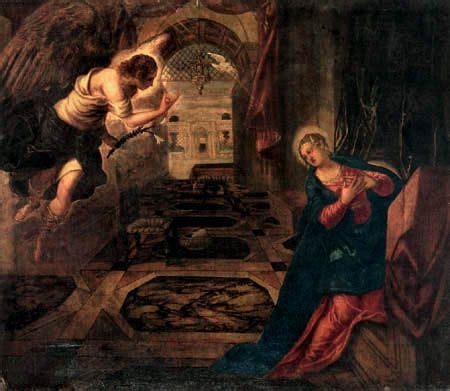 Tintoretto Jacopo Robusti La Anunciaci N La Anunciacion
