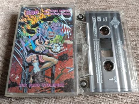 Boogie Down Productions~sex And Violence~rare Raphip Hop Cassette Tape Album Eur 1154