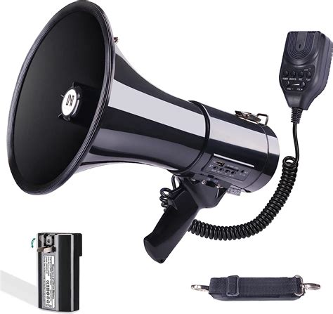 Mgrolx 50w Professional Bluetooth Megaphone Bullhorn Speaker With