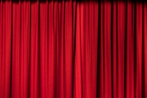Red Stage Curtain With A Spotlight Stockfreedom Premium Stock