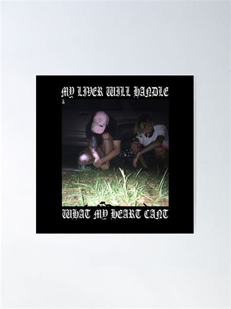 Uicideboy My Liver Will Handle What My Heart Cant White Poster