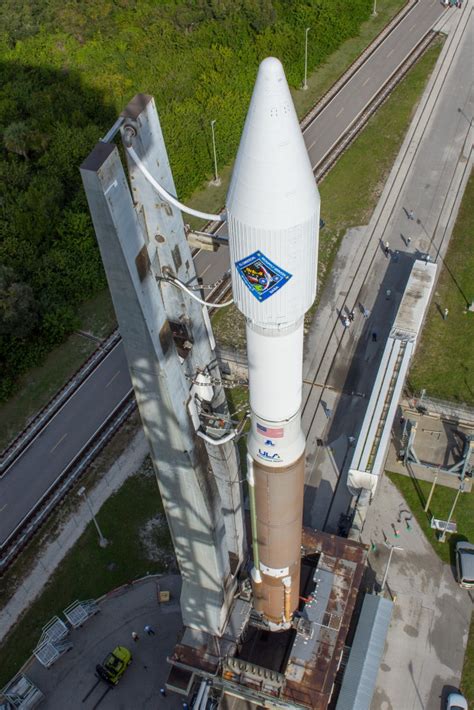 Photos Atlas 5 Rocket Moves To Pad With Space Station Cargo Ship