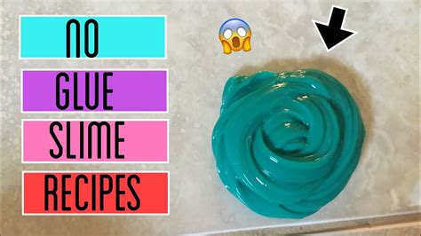How To Make Slime Without Glue And Slime Activator Youtube