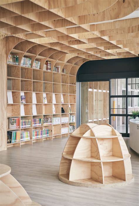 Lishin Elementary School Library Tali Design Archdaily