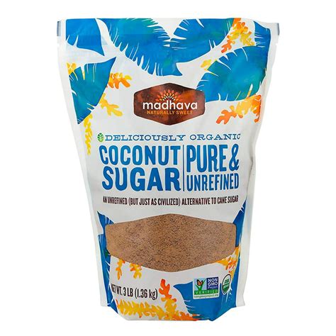 Organic Coconut Sugar 3 Pound Contains 1 3 Pound Bag Of Organic