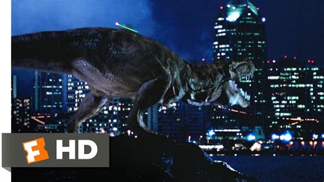 The Lost World Jurassic Park 710 Movie Clip The T Rex Takes San