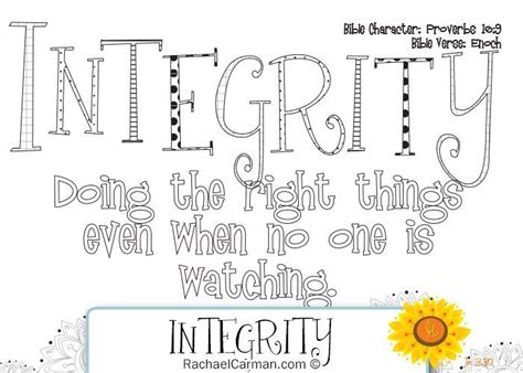 ️integrity Worksheets For Kids Free Download
