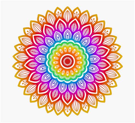 Sticker Mandala Colores Color Zentangle Arte Easy