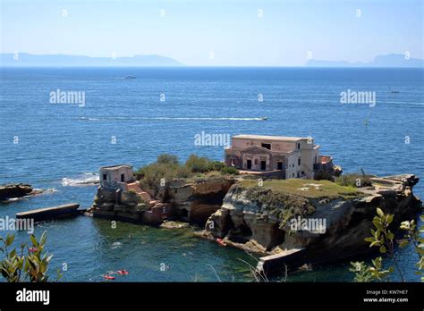 Gaiola Protected Area And Abandoned Island At Posillipo Naples Italy