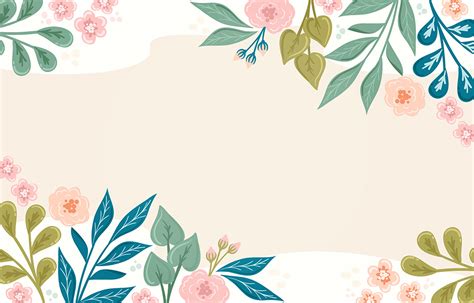 Hand Drawn Floral Background 1953669 Vector Art At Vecteezy