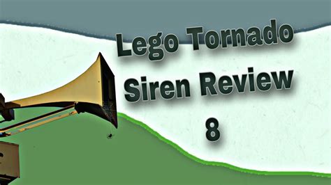 Lego Tornado Siren Review 8 🔊🚨🕷 Youtube
