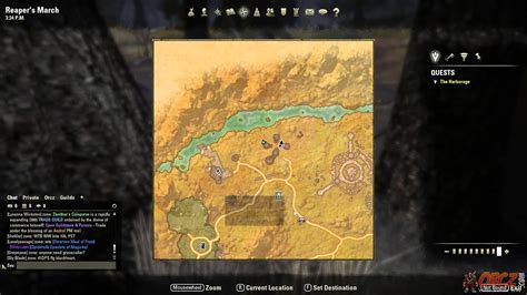 Reaper S March Treasure Map Ii Location The Elder Scrolls Online