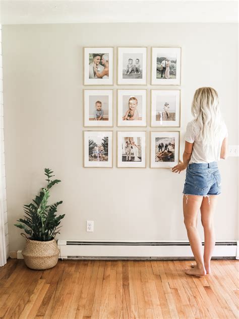 Gallery wall | Gold frame gallery wall, Gallery wall, Gallery wall spacing