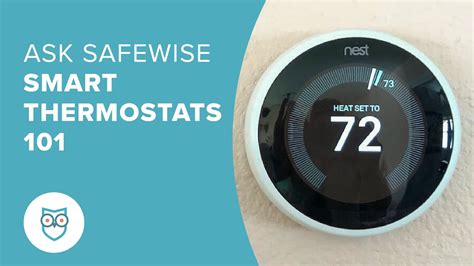 What Are Smart Thermostats And How Do They Work Ask Safewise Youtube