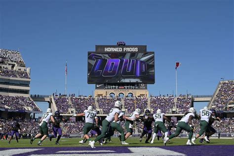 The games played include football, baseball, basketball, volleyball, golf. TCU Horned Frogs Football Stadium Takes Major Leap in ...